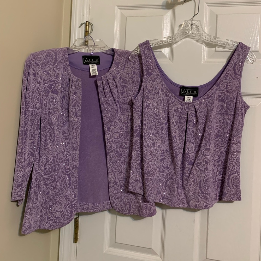 Alex Evenings 2-Piece Set Size Small